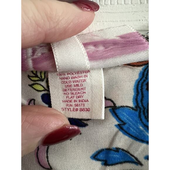 BOEMO Anthropologie Floral Paisley Tiered Bohemian Festival Maxi Dress Sz S - Picture 10 of 13